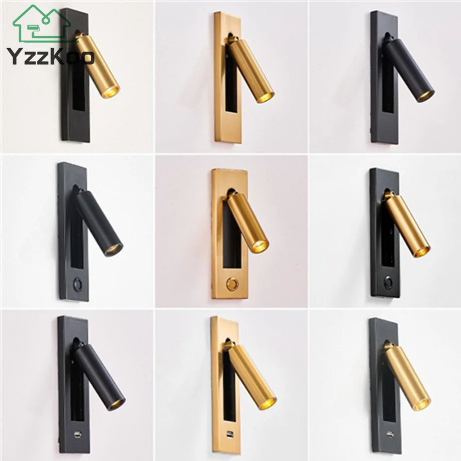 110-240V bedroom Wall Lamp LED Home interior Reading Lighting hotel headboard 3W book led wall bed USB bedside lighting modern 
110-240V bedroom Wall Lamp LED Home interior Reading Lighting hotel headboard 3W book led wall bed USB bedside lighting modern