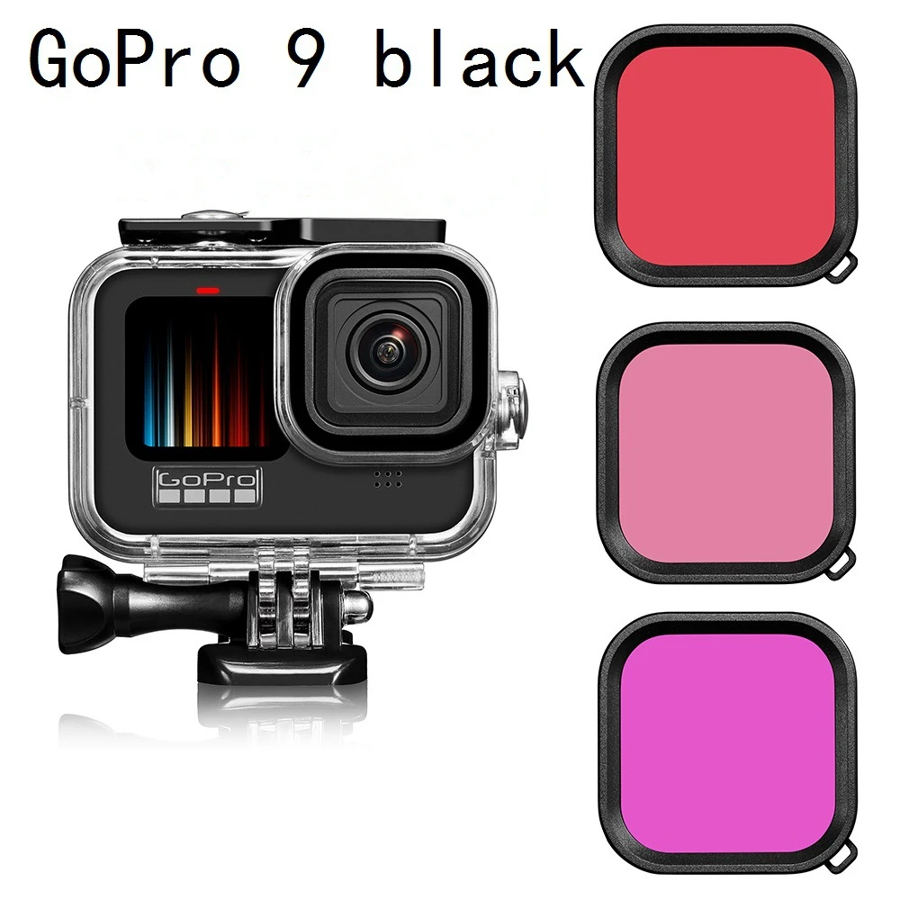 Suitable For Gopro8/9 Camera Protective Case 60M Waterproof Shell Diving Housing Shell Cover Color Filter Camera Accessories
Suitable For Gopro8/9 Camera Protective Case 60M Waterproof Shell Diving Housing Shell Cover Color Filter Camera Accessories