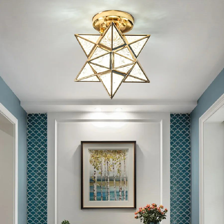 Nordic balcony lamp ceiling lamp star corridor lamp aisle lamp modern minimalist creative porch lamp
Nordic balcony lamp ceiling lamp star corridor lamp aisle lamp modern minimalist creative porch lamp