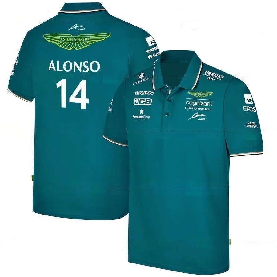 Для Aston Martin 14 Alonso Driver 2023 F1 гоночная командная спортивная рубашка поло для мотоспорта автомобильные фанаты зеленые не выцветают дышащие
Для Aston Martin 14 Alonso Driver 2023 F1 гоночная командная спортивная рубашка поло для мотоспорта автомобильные фанаты зеленые не выцветают дышащие