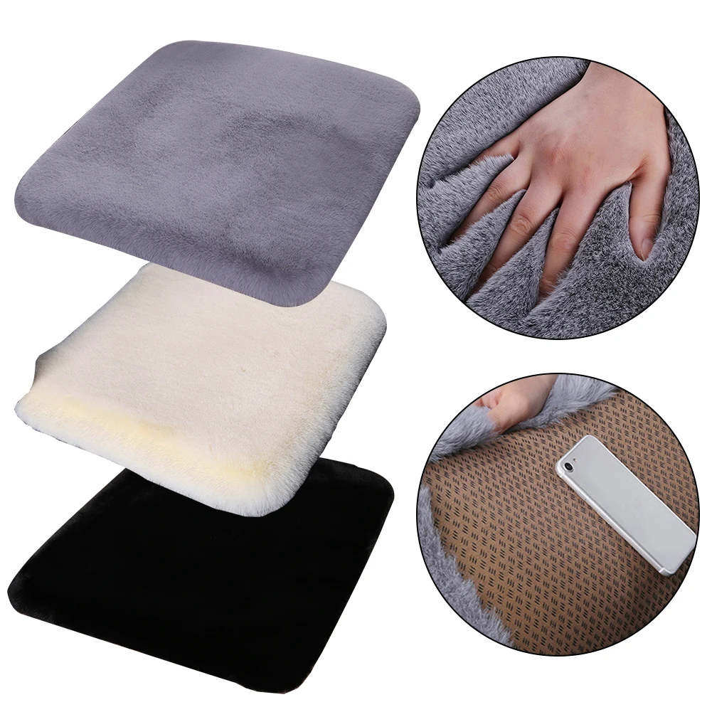 1x 49*49cm Car Seat Cover Winter Warm Seat Cushion Anti Slip Cushion Pad Plush Rabbit Fur Warm And Thickened Office Cushion
1x 49*49cm Car Seat Cover Winter Warm Seat Cushion Anti Slip Cushion Pad Plush Rabbit Fur Warm And Thickened Office Cushion