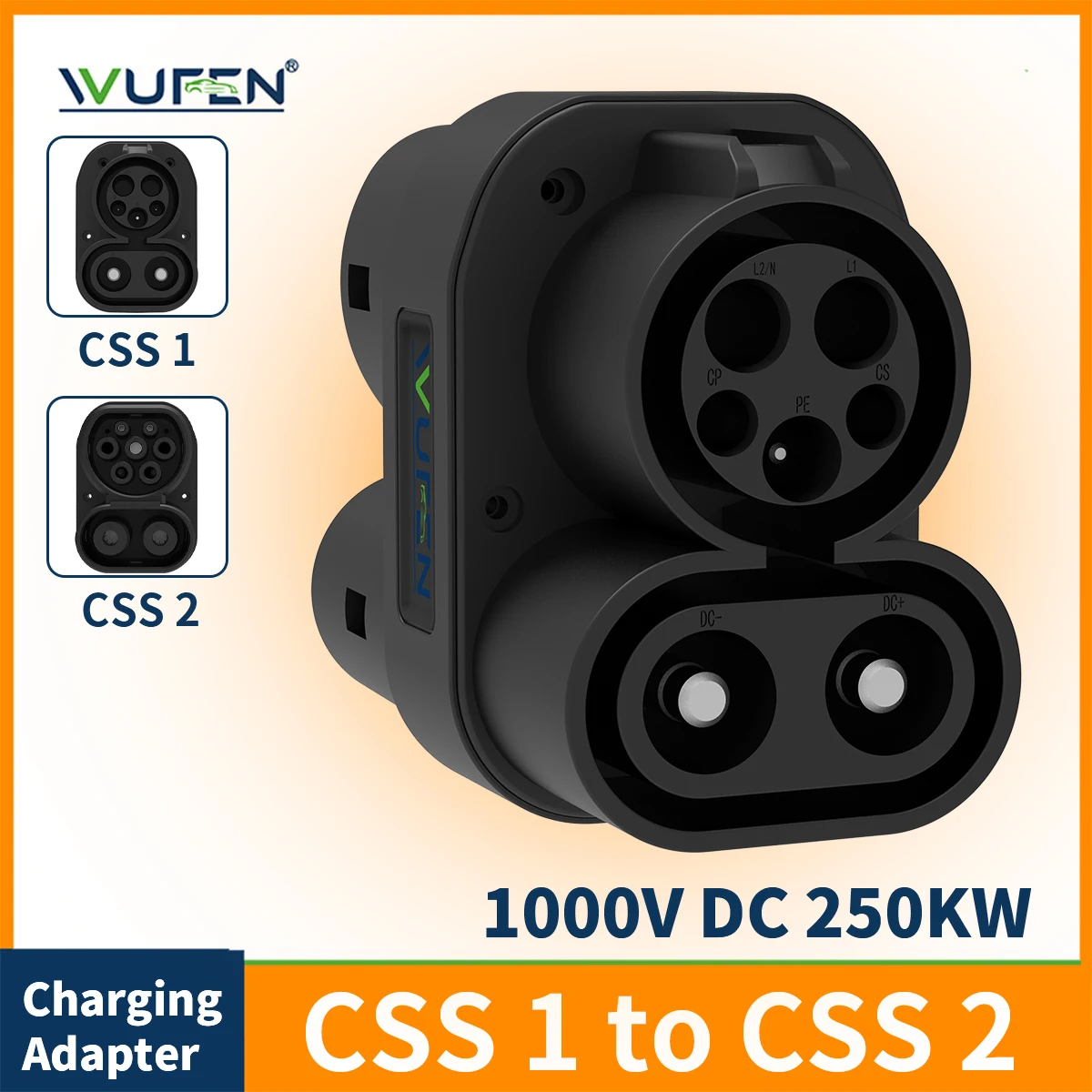 WUFEN CCS1 к CCS2 EV DC 1000V 250A CCS Combo 1 к Combo 2 Штекерный адаптер EV зарядное устройство разъем адаптер автомобильные аксессуары
WUFEN CCS1 к CCS2 EV DC 1000V 250A CCS Combo 1 к Combo 2 Штекерный адаптер EV зарядное устройство разъем адаптер автомобильные аксессуары