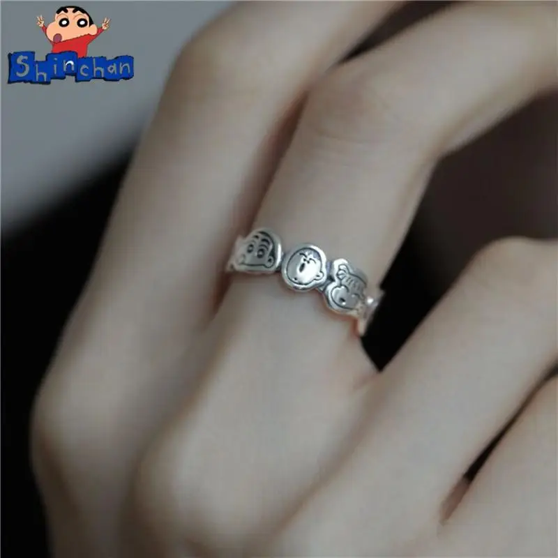 Crayon Shin-Chan кольцо S925 Стерлинговое Серебро для открытия регулируемое Креативный дизайн Простые Модные аксессуары подарок девочке на день рождения
Crayon Shin-Chan кольцо S925 Стерлинговое Серебро для открытия регулируемое Креативный дизайн Простые Модные аксессуары подарок девочке на день рождения