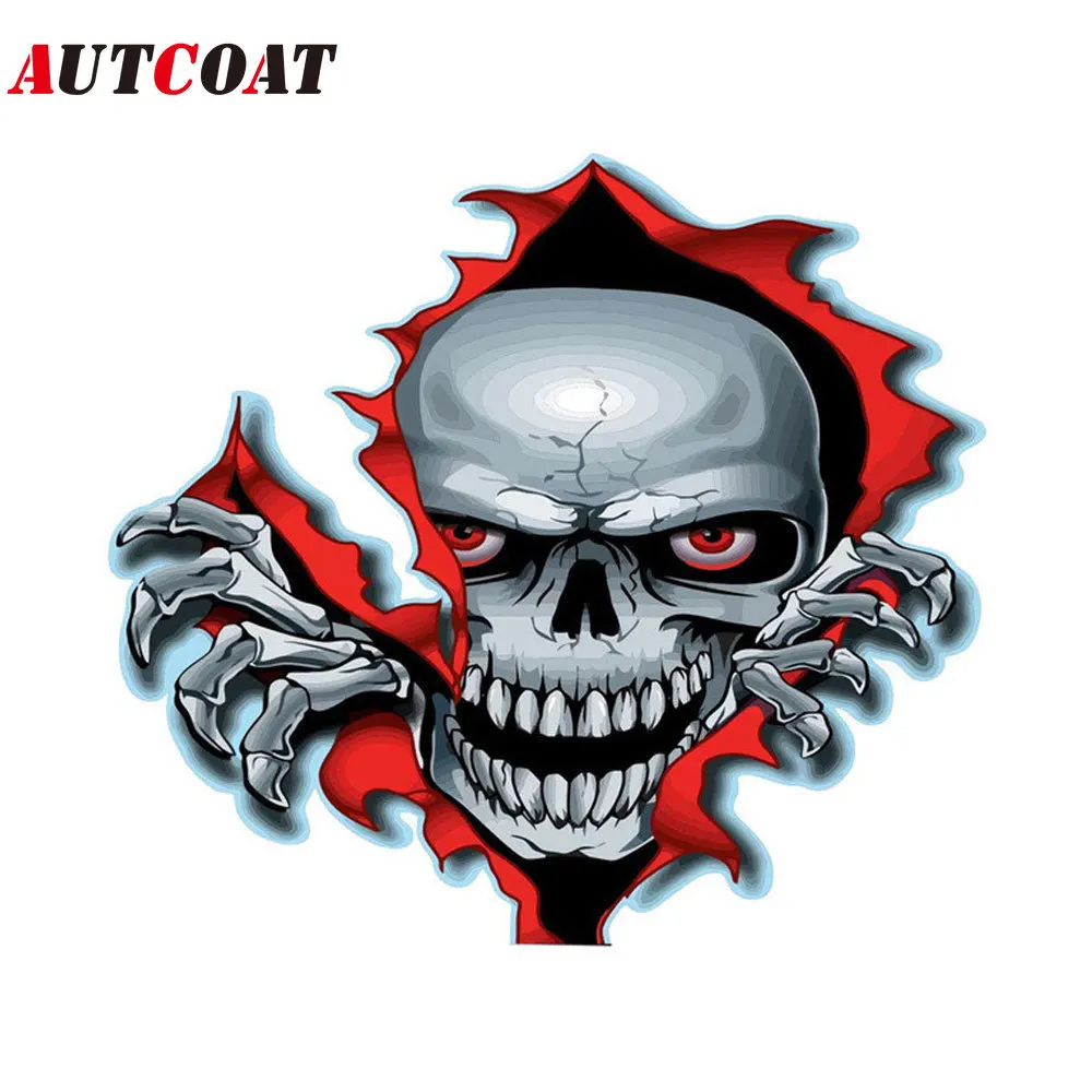AUTCOAT 1Pcs Skull Sticker Car Sticker 3D Car Stickers and Decals Car-styling Accessories Motorcycles Decoration
AUTCOAT 1Pcs Skull Sticker Car Sticker 3D Car Stickers and Decals Car-styling Accessories Motorcycles Decoration