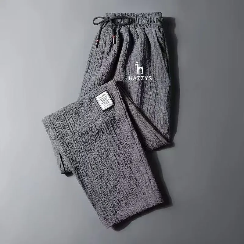 Casual pants for men's spring, autumn, and summer new linen thin straight tube label Korean loose size sports cropped pants
Casual pants for men's spring, autumn, and summer new linen thin straight tube label Korean loose size sports cropped pants