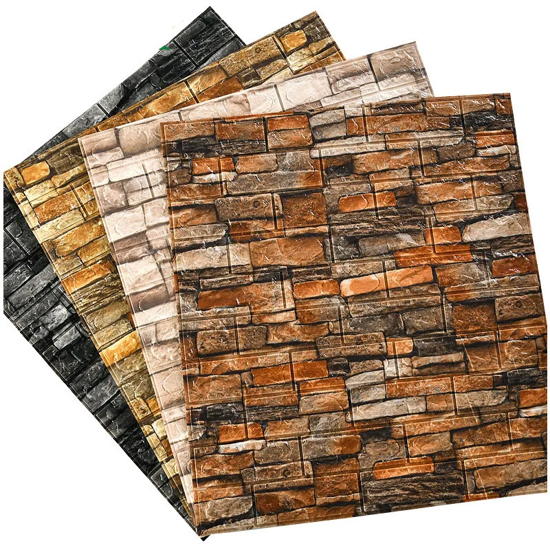 1/5/10pcs 70*77cm 3D Vinyl wall Brick Wall Stickers home decor Waterproof Self-adhesive Wallpapers For Living Room
1/5/10pcs 70*77cm 3D Vinyl wall Brick Wall Stickers home decor Waterproof Self-adhesive Wallpapers For Living Room