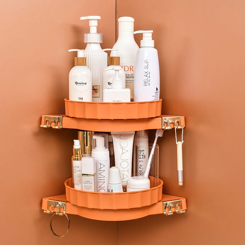 Corner Storage Rack Triangle Bathroom Corner Wall Hanging Cosmetic Storage Organizer Shelf Rotating Rack Bathroom Accessories
Corner Storage Rack Triangle Bathroom Corner Wall Hanging Cosmetic Storage Organizer Shelf Rotating Rack Bathroom Accessories