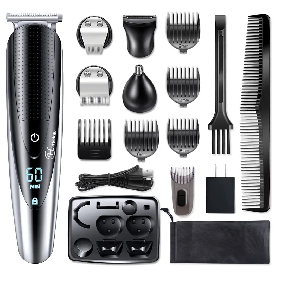 All in One Beard Trimmer Grooming Kit for Men Hair Trimmer Cordless Waterproof Hair Clipper
All in One Beard Trimmer Grooming Kit for Men Hair Trimmer Cordless Waterproof Hair Clipper