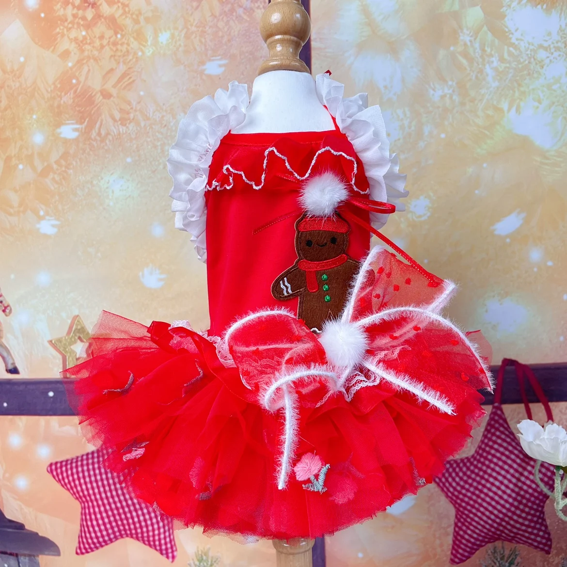 Pet Dogs Autumn Winter Clothes Fashion Cute Hairball Christmas Sling Princess Dress For Small Medium Dog Warm Velvet Coats Puppy
Pet Dogs Autumn Winter Clothes Fashion Cute Hairball Christmas Sling Princess Dress For Small Medium Dog Warm Velvet Coats Puppy