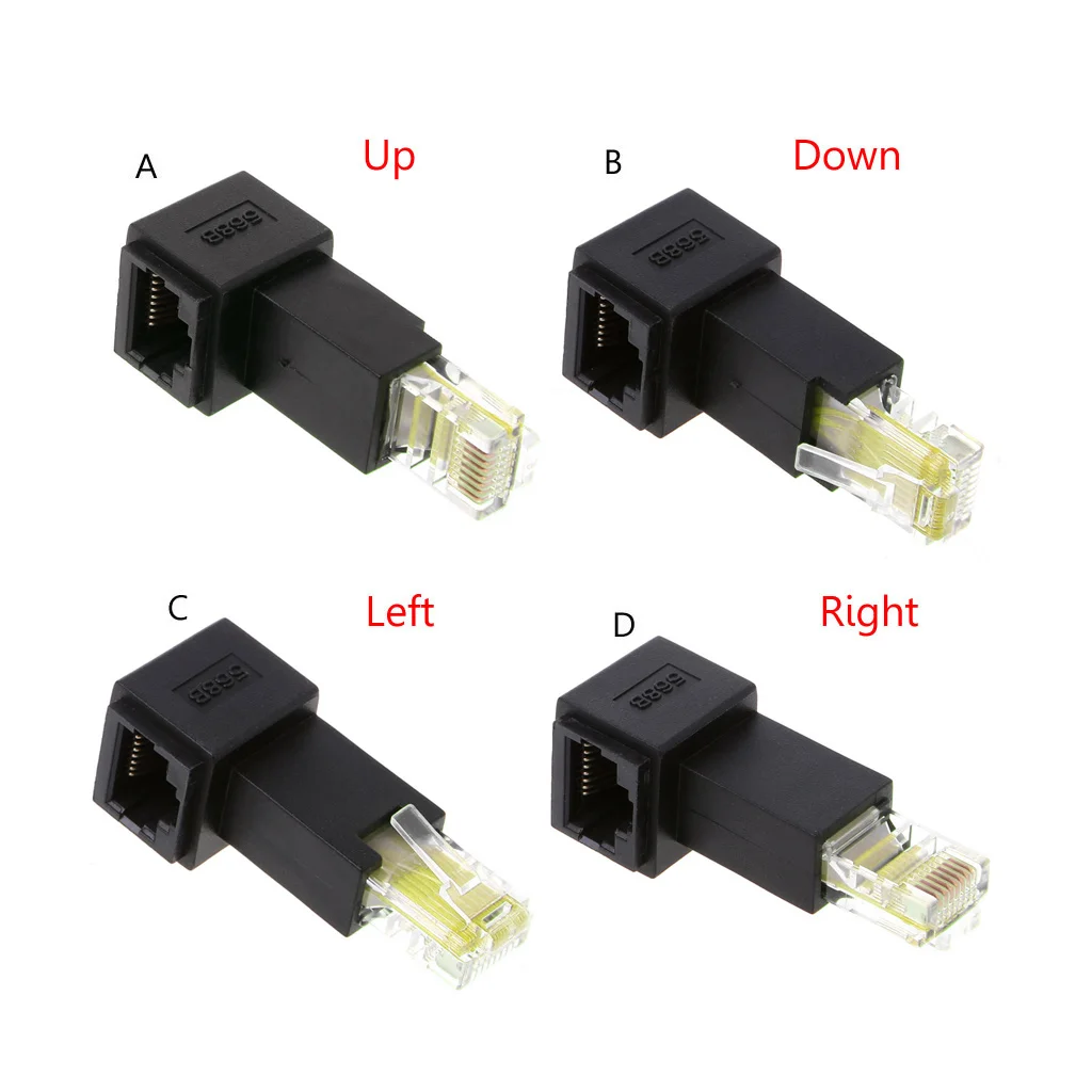Brand New and High Quality Multi-angle RJ45 Cat 5e Male to Female Lan Ethernet Network Extension Adapter 
Brand New and High Quality Multi-angle RJ45 Cat 5e Male to Female Lan Ethernet Network Extension Adapter