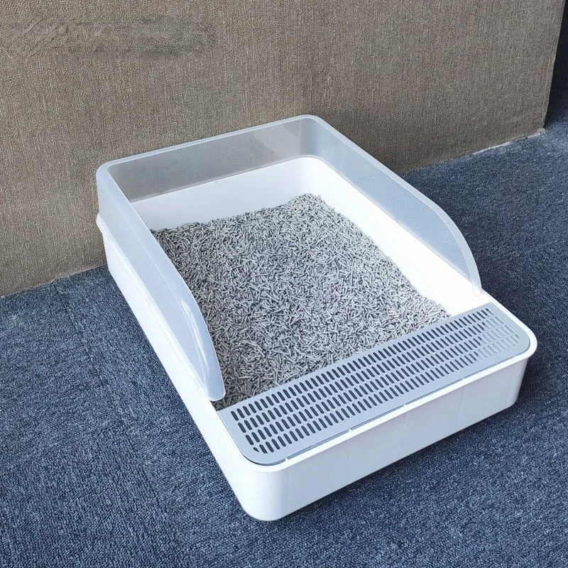 Large Space Pet Cat Litter Box Splash Resistance Semi-Enclosed Deodorant Cat Toilet Pan With Shovel For Pet Cats Small Dogs
Large Space Pet Cat Litter Box Splash Resistance Semi-Enclosed Deodorant Cat Toilet Pan With Shovel For Pet Cats Small Dogs