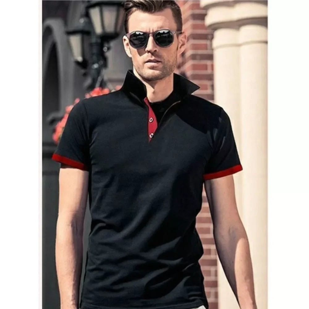 Men Polo Men Shirt Short Sleeve Polo Shirt Contrast Color Polo New Clothing Summer Streetwear Casual Fashion Men tops
Men Polo Men Shirt Short Sleeve Polo Shirt Contrast Color Polo New Clothing Summer Streetwear Casual Fashion Men tops