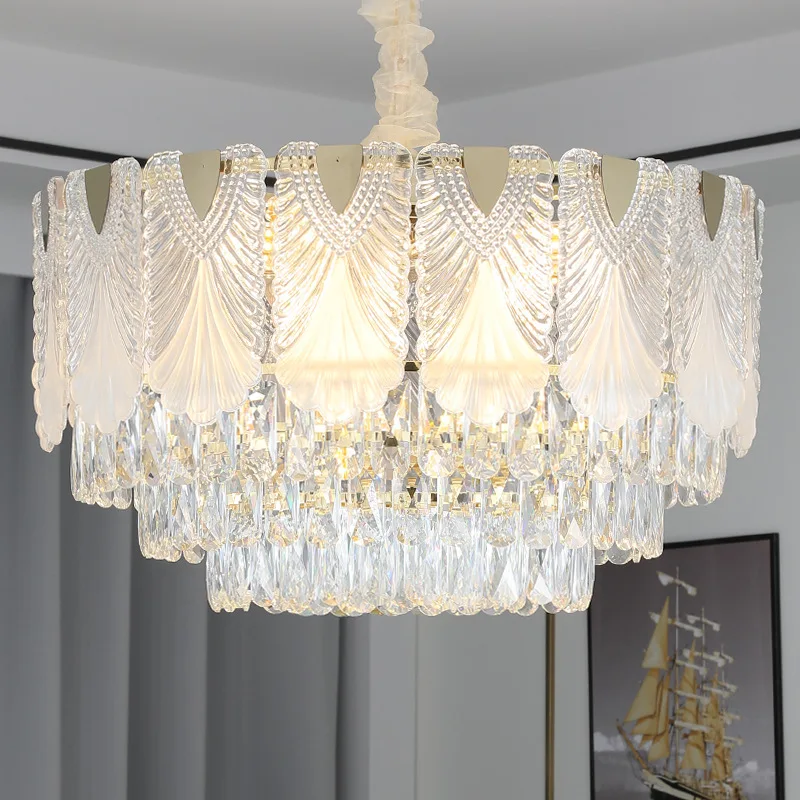 New Design Modern Luxury Crystal Pendant Glass Chandelier For Living Room Dinning Room Lustre Art Suspension Luminaire
New Design Modern Luxury Crystal Pendant Glass Chandelier For Living Room Dinning Room Lustre Art Suspension Luminaire