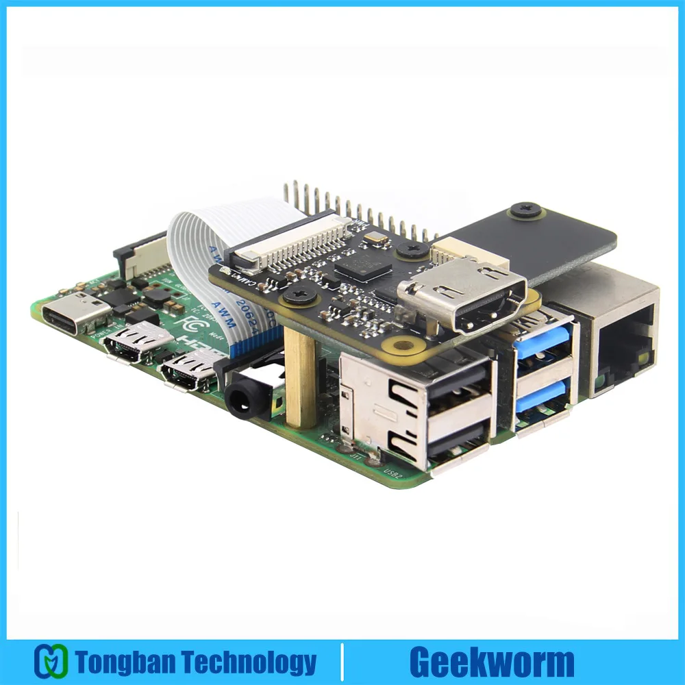 Geekworm Raspberry Pi Hdmi to CSI-2 Module X630 with TC358743 Chip, Supports up to 1080p/25Fps, I2S Audio for Raspberry Pi 4/3B+
Geekworm Raspberry Pi Hdmi to CSI-2 Module X630 with TC358743 Chip, Supports up to 1080p/25Fps, I2S Audio for Raspberry Pi 4/3B+