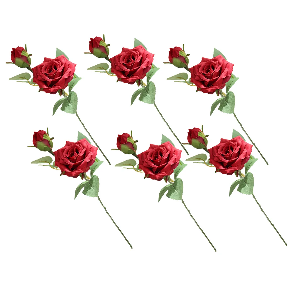 6 Pieces Fabric Fake Flower Branch Colorful Short Simulation Decorative Desktop Centerpieces Artificial Flowers 
6 Pieces Fabric Fake Flower Branch Colorful Short Simulation Decorative Desktop Centerpieces Artificial Flowers