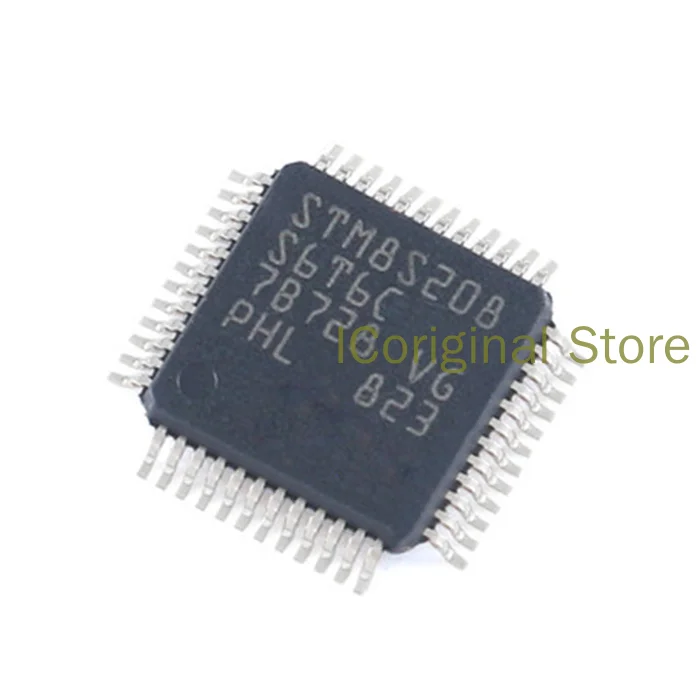 

ST-чип STM8S208S6T6, оригинальный 8-битный 24 МГц 32 КБ флэш-микроконтроллер серии STM8, микроконтроллер IC посылка микроконтроллер с микроконтроллером 8 бит