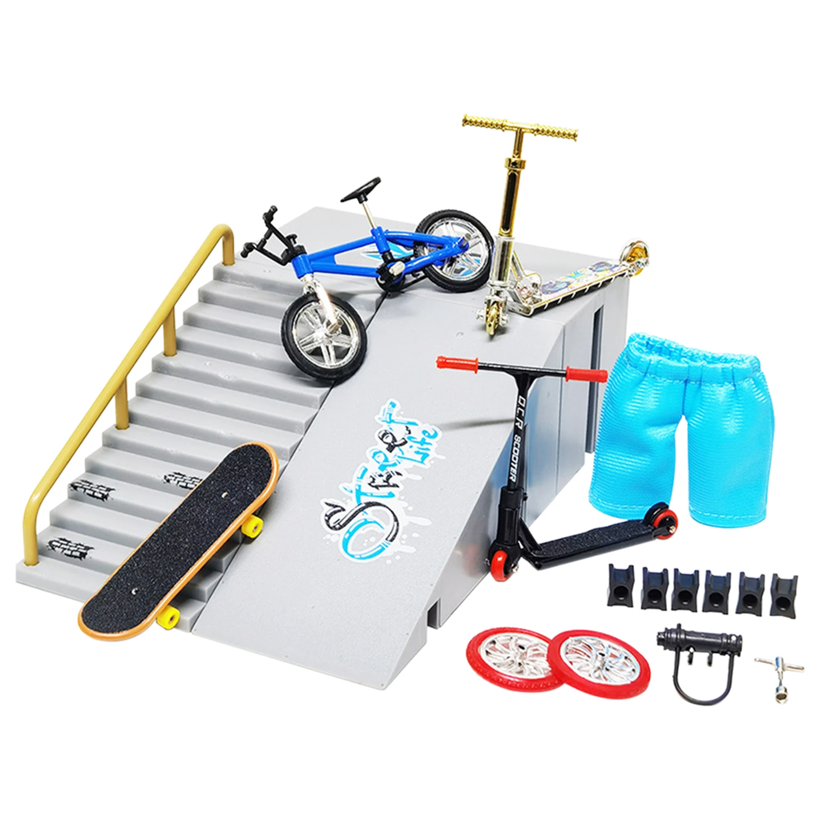 Finger Toys Scooter Gift Bike Reduce Stress Ramp Accessories For Kids Play Durable Skateboard Mini Sport Training Skate Park Kit
Finger Toys Scooter Gift Bike Reduce Stress Ramp Accessories For Kids Play Durable Skateboard Mini Sport Training Skate Park Kit