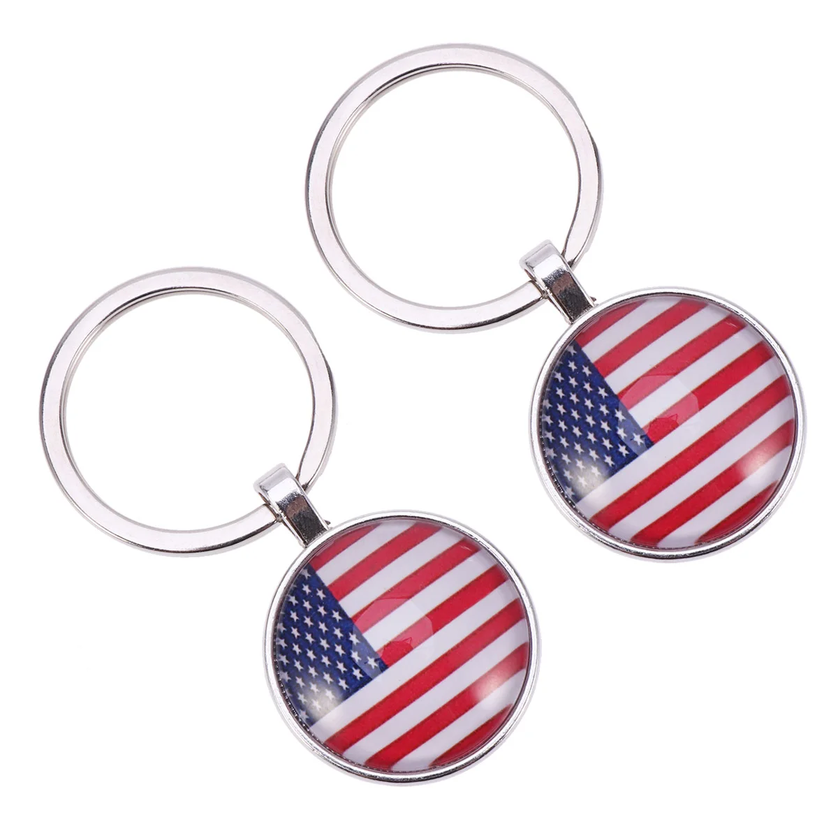 2pcs US Flag Keychain National Flag Fashion Creative American Flag Souvenir Key Chain Patriotic Gift
2pcs US Flag Keychain National Flag Fashion Creative American Flag Souvenir Key Chain Patriotic Gift