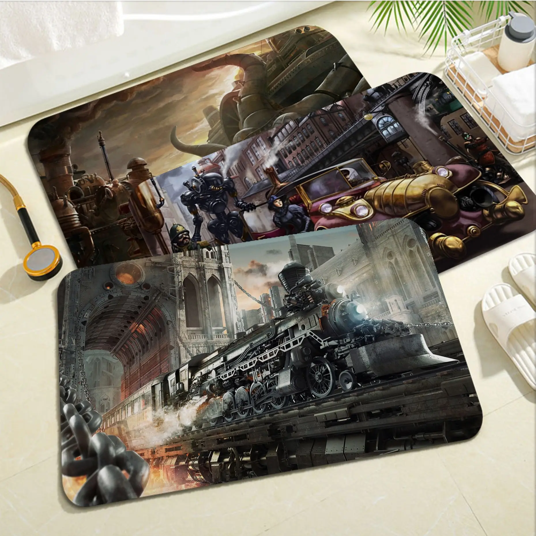 Steampunk Room Mats Cheaper Anti-slip Modern Living Room Balcony Printed Alfombra
Steampunk Room Mats Cheaper Anti-slip Modern Living Room Balcony Printed Alfombra
