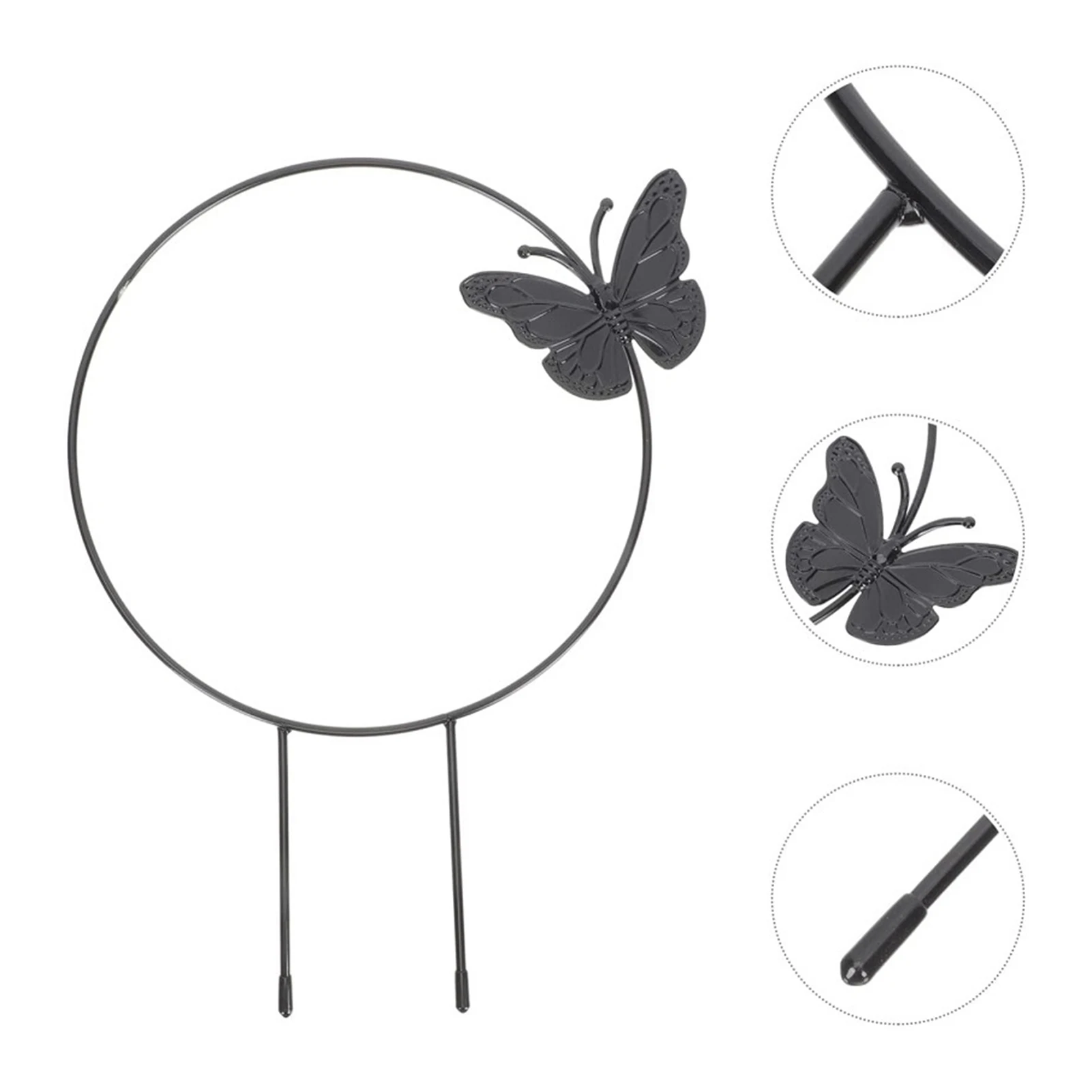 Metal Garden Trellis For Climbing Plant Round&Heart Decorative Potted Plant Support Stakes With Butterfly Iron Climbing Plant
Metal Garden Trellis For Climbing Plant Round&Heart Decorative Potted Plant Support Stakes With Butterfly Iron Climbing Plant