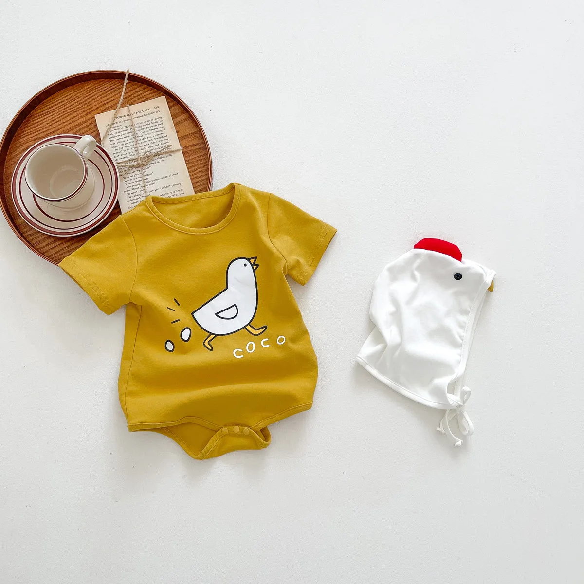 2022 Kid Summer New Arrival Bodysuit Girl Cute Chick Thin Jumpsuit Cotton Simple Bodysuit One Piece And Boy Rooster Cap
2022 Kid Summer New Arrival Bodysuit Girl Cute Chick Thin Jumpsuit Cotton Simple Bodysuit One Piece And Boy Rooster Cap