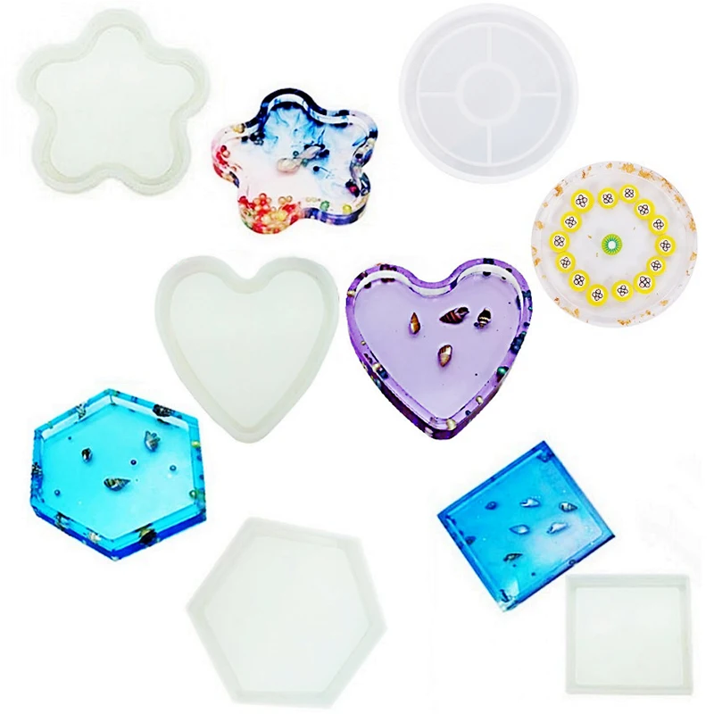 DIY Plaster Coaster Silicone Molds for Making Uv Epoxy Ceramic Planter Clay Pot Tray Resin Mould Home Crafts Gardening Decor
DIY Plaster Coaster Silicone Molds for Making Uv Epoxy Ceramic Planter Clay Pot Tray Resin Mould Home Crafts Gardening Decor