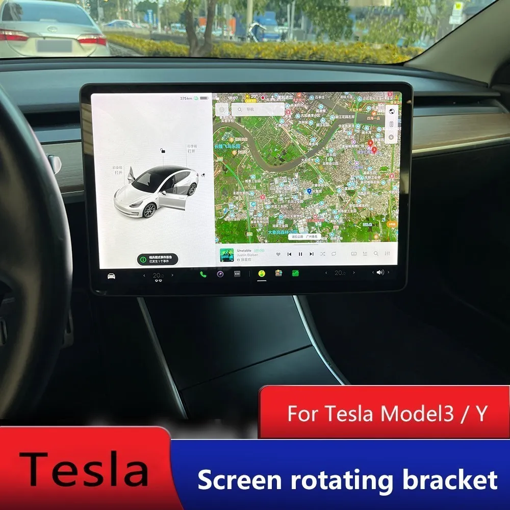 KEKT 2022 for Tesla Model 3 Y GPS Stand Navigation Screen Rotating Holder Left Right Swivel Mount Bracket Accessories Model Y
KEKT 2022 for Tesla Model 3 Y GPS Stand Navigation Screen Rotating Holder Left Right Swivel Mount Bracket Accessories Model Y