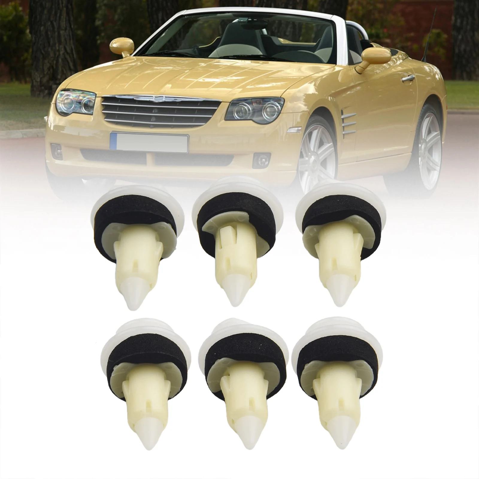 Practical to Use Inner Door Panel Fastener Clip Inner Door Panel with Sealer 1639881678 for Mercedes W163 6Pcs
Practical to Use Inner Door Panel Fastener Clip Inner Door Panel with Sealer 1639881678 for Mercedes W163 6Pcs