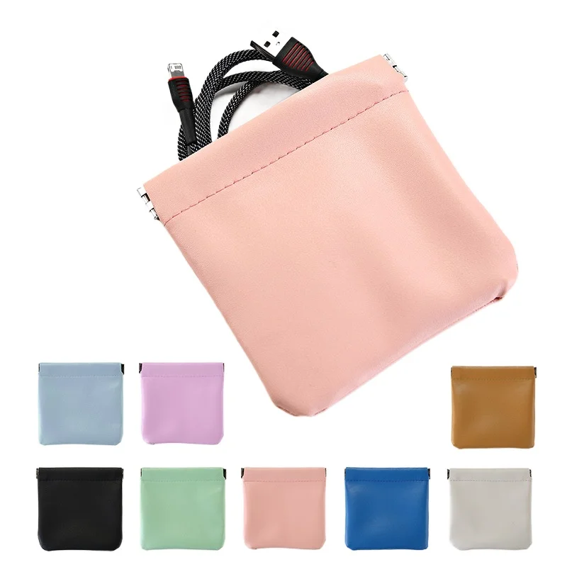 PU Leather Portable Coin Purse Unisex Small Earphone Bag Headphone Organizer Mini Sundry Cosmetic lipstick Change Storage Bag
PU Leather Portable Coin Purse Unisex Small Earphone Bag Headphone Organizer Mini Sundry Cosmetic lipstick Change Storage Bag