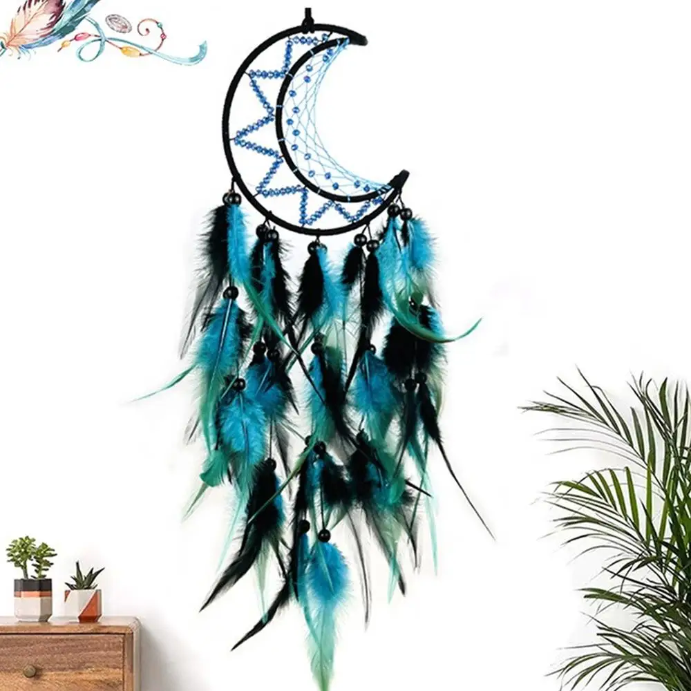 Fairy Tale Wind Chime Moon Dream Catcher Art Home Craft Decoration Ornament Hanging Bedroom Handmade Feather Festival Day Gif
Fairy Tale Wind Chime Moon Dream Catcher Art Home Craft Decoration Ornament Hanging Bedroom Handmade Feather Festival Day Gif