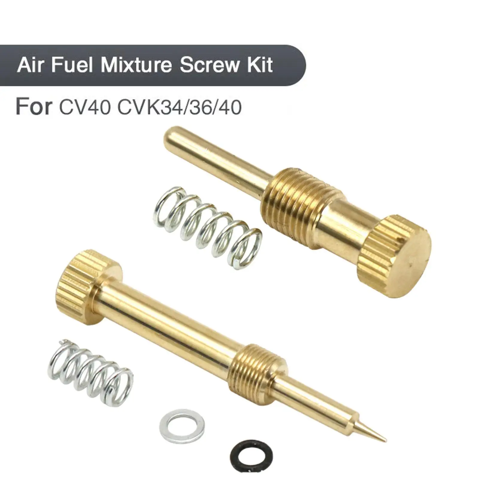 Для мотоциклетного карбюратора Mikuni VM22 26 мм, смешанный коэффициент изменения, винт неисправности, регулирующий винт YBR125
Для мотоциклетного карбюратора Mikuni VM22 26 мм, смешанный коэффициент изменения, винт неисправности, регулирующий винт YBR125