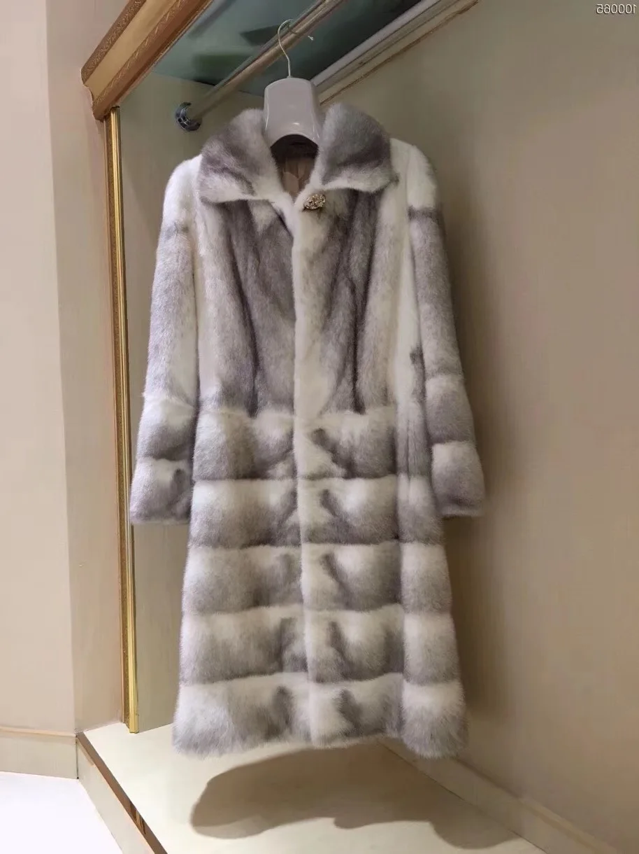 Натуральная женская шуба из 2023 натурального меха норки, длинная верхняя одежда
Натуральная женская шуба из 2023 натурального меха норки, длинная верхняя одежда