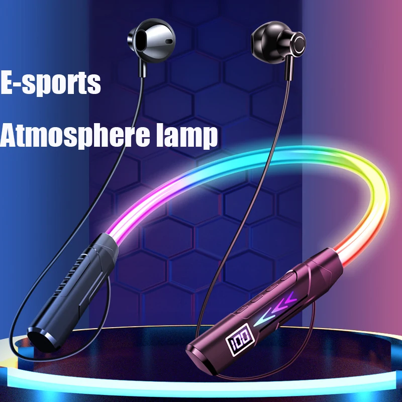 RGB Glowing Sport Headphones Wireless Bluetooth 5.2 Support TF Card Play Stereo Noise Reduction Headset HD Hans-Free Call HIFI
RGB Glowing Sport Headphones Wireless Bluetooth 5.2 Support TF Card Play Stereo Noise Reduction Headset HD Hans-Free Call HIFI