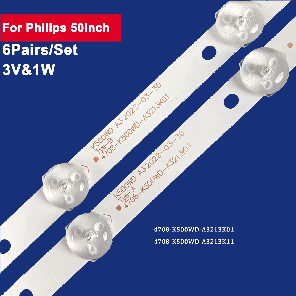 6 пар 469 мм для Philips, 50-дюймовая фотоподсветка для телевизора, 7 лампочек, LE50D8900, LE50D59, 50PFF5050/T3, LE50D69, 50PFL3040/T3, 50PFF5055/T3, LE50D890
6 пар 469 мм для Philips, 50-дюймовая фотоподсветка для телевизора, 7 лампочек, LE50D8900, LE50D59, 50PFF5050/T3, LE50D69, 50PFL3040/T3, 50PFF5055/T3, LE50D890