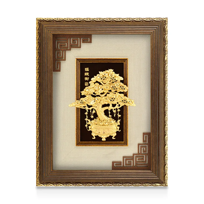 Gold Leaf Painting for Lucky and Money Tree Desktop DecorationOpening Gift Painting crafts Figurines and Miniature Household
Gold Leaf Painting for Lucky and Money Tree Desktop DecorationOpening Gift Painting crafts Figurines and Miniature Household