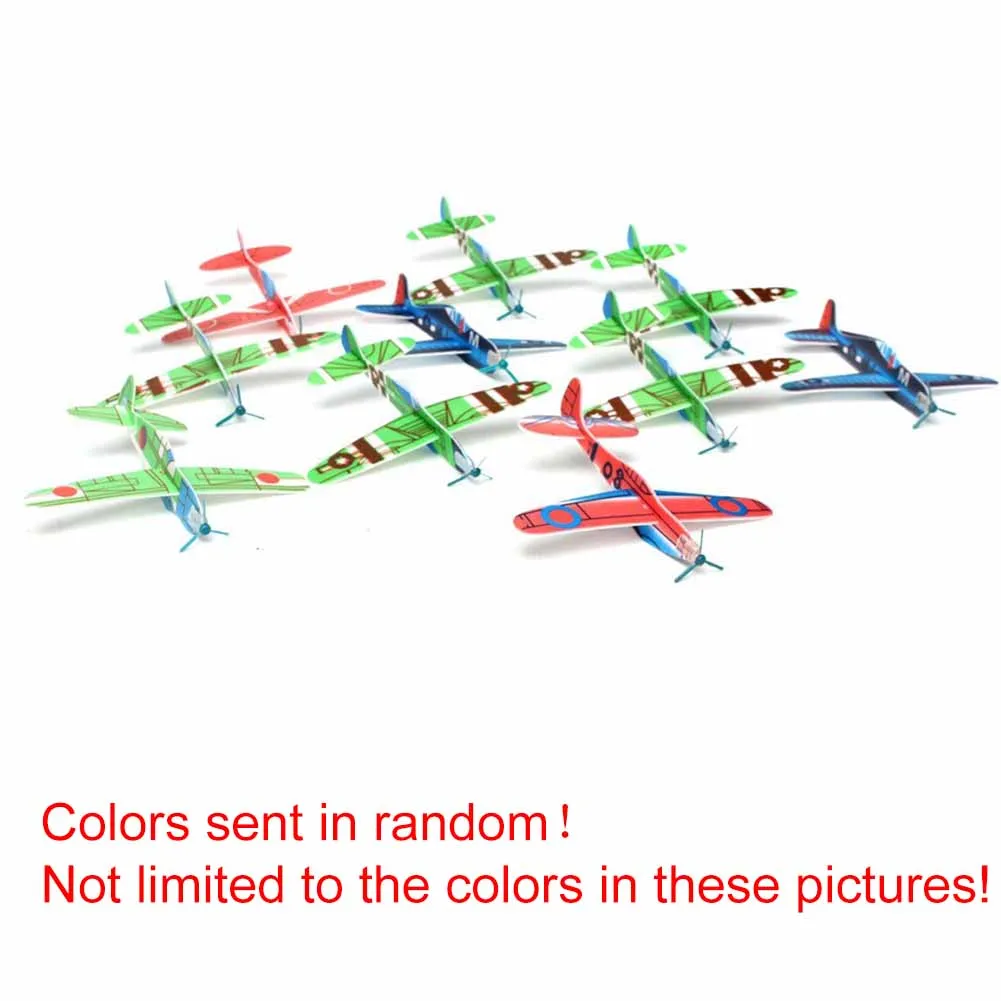 Party Children Toys Random Color Educational Gift Flying Game Hand Throwing Plastic Scientific Airplane Model
Party Children Toys Random Color Educational Gift Flying Game Hand Throwing Plastic Scientific Airplane Model