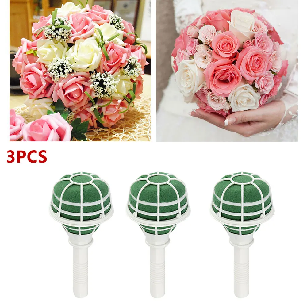 Bridal Wedding Flower Decoration Bouquet Foam Holder Green Floral Handle Base Bracket Wedding Party Accessories
Bridal Wedding Flower Decoration Bouquet Foam Holder Green Floral Handle Base Bracket Wedding Party Accessories