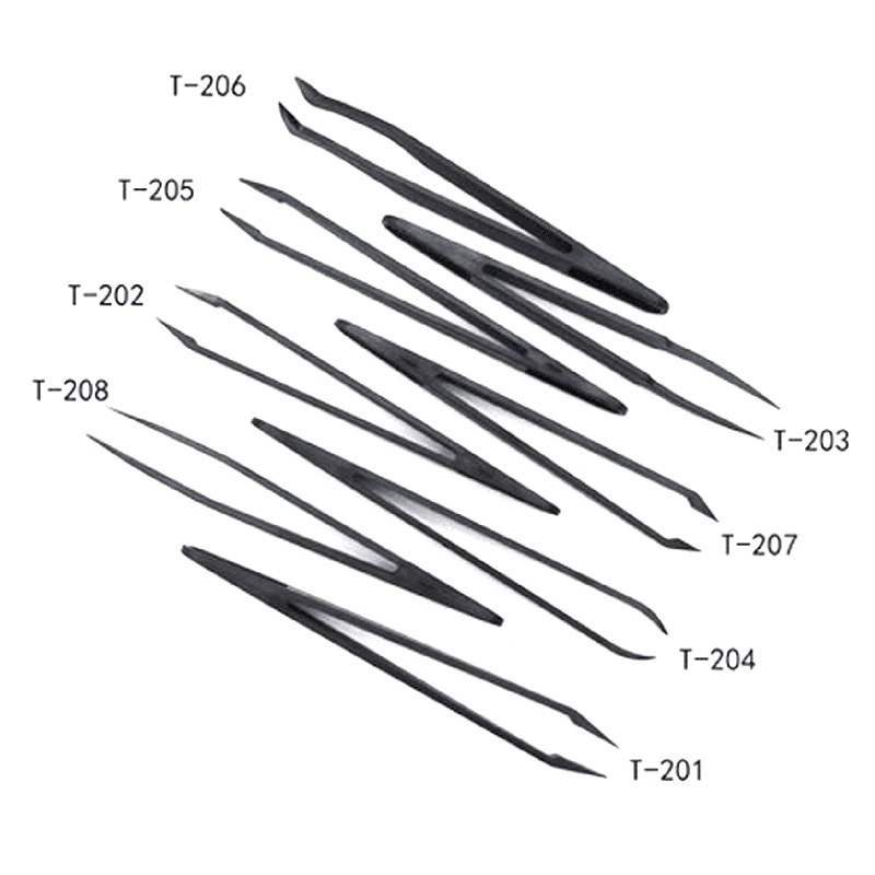 8 Pieces/set Carbon Fiber Tweezers DIY Repair Tool Precision Tweezers Set for Electronics Jewelry Making Repairing
8 Pieces/set Carbon Fiber Tweezers DIY Repair Tool Precision Tweezers Set for Electronics Jewelry Making Repairing