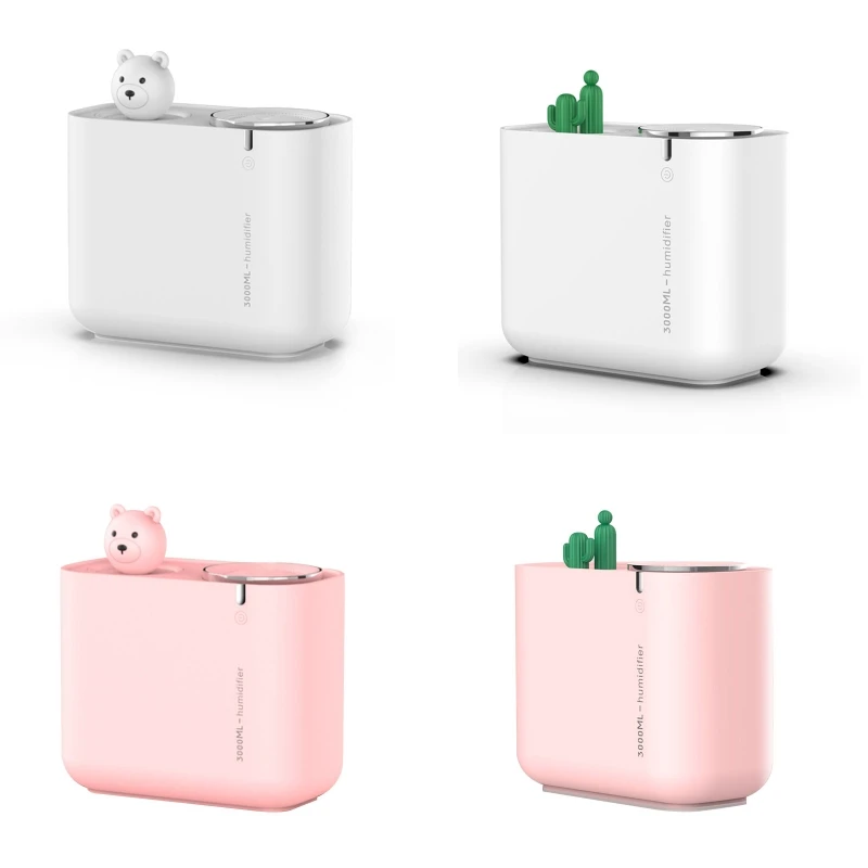 Double Nozzle USB Air Humidifier 3L Water Capacity Cool Mist Maker Fogger with Colorful Nightlight Drop Shipping
Double Nozzle USB Air Humidifier 3L Water Capacity Cool Mist Maker Fogger with Colorful Nightlight Drop Shipping
