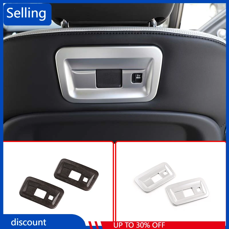 For Land Rover Discovery 5 2021-2022 ABS Chrome Car Seat Backrest USB Charging Port Panel Decoration Stickers Car Accessories
For Land Rover Discovery 5 2021-2022 ABS Chrome Car Seat Backrest USB Charging Port Panel Decoration Stickers Car Accessories