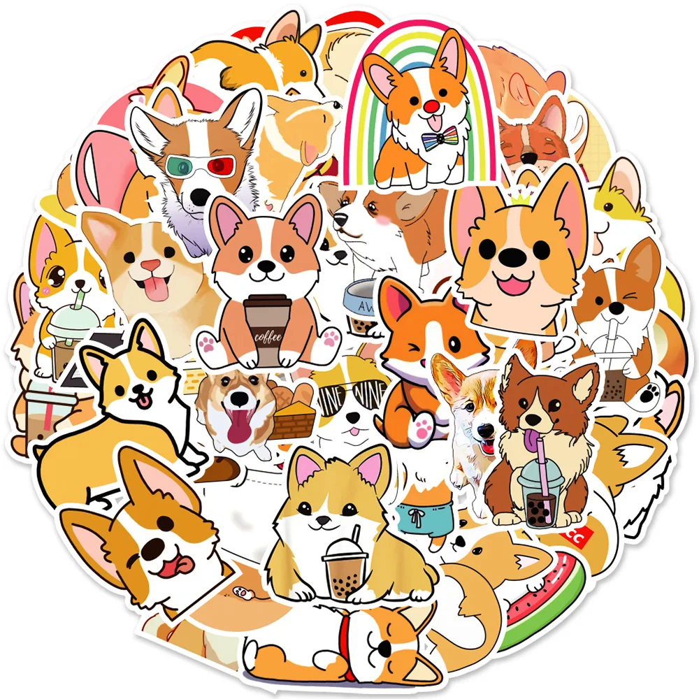10/30/50PCS Cartoon Cute Corgi Dog Graffiti Waterproof Sticker Personality Creative Decal Skateboard RefrigeratorHelmetWholesale
10/30/50PCS Cartoon Cute Corgi Dog Graffiti Waterproof Sticker Personality Creative Decal Skateboard RefrigeratorHelmetWholesale