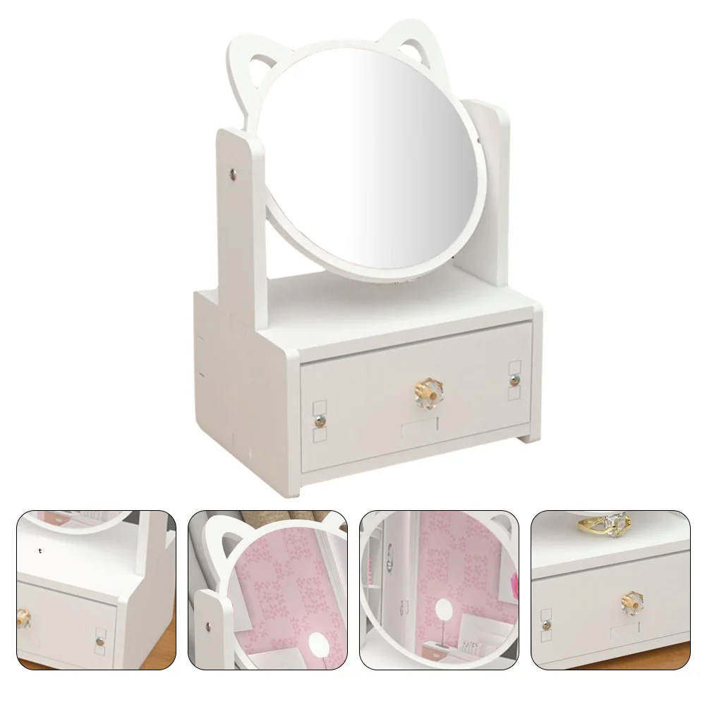Mirror Vanity Makeup Organizer Tabletop Drawers Storage Dresser Desktop Standing Drawer Stand Table Display Case Dressing
Mirror Vanity Makeup Organizer Tabletop Drawers Storage Dresser Desktop Standing Drawer Stand Table Display Case Dressing