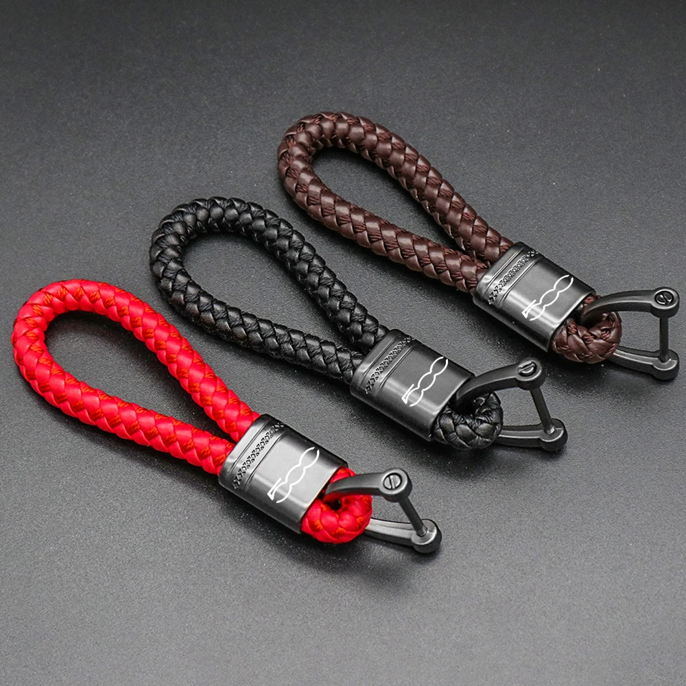 NEW Metal Horseshoe Buckle Keychain hand-woven leather Key Ring For Fiat 500 Punto Abarth Stilo Palio Doblo Men Women Gift
NEW Metal Horseshoe Buckle Keychain hand-woven leather Key Ring For Fiat 500 Punto Abarth Stilo Palio Doblo Men Women Gift