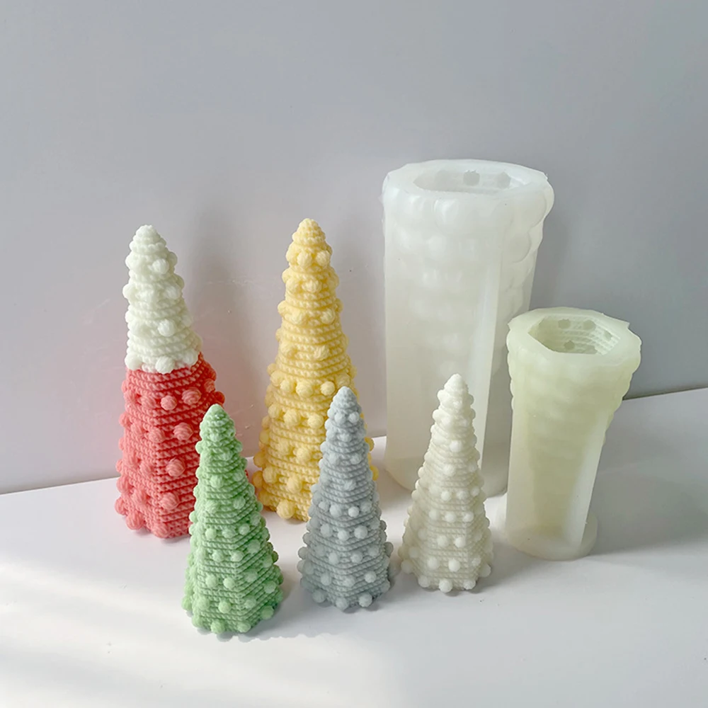 Diy 3d Christmas Tree Candle Molds Silicone Moulds For Festival Gifts Home Decor Knitted Yarn Ball Christmas Tree Shape
Diy 3d Christmas Tree Candle Molds Silicone Moulds For Festival Gifts Home Decor Knitted Yarn Ball Christmas Tree Shape