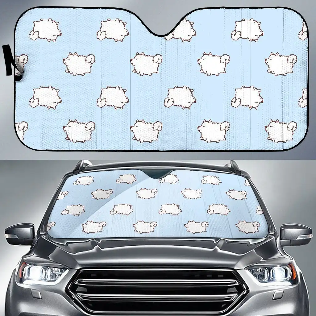 Dog Somoyed Pattern Print Auto Sun Shade Car Windshield Window Cover Sunshade 
Dog Somoyed Pattern Print Auto Sun Shade Car Windshield Window Cover Sunshade