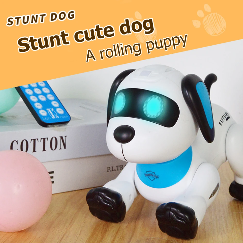 K21 Electronic Robot Dog Stunt Dog Remote Control Robot Dog Interactive RC Music Educational Toy for Children Kids Gifts
K21 Electronic Robot Dog Stunt Dog Remote Control Robot Dog Interactive RC Music Educational Toy for Children Kids Gifts