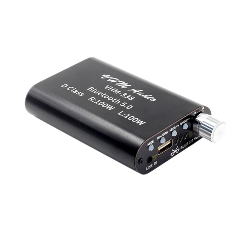 VHM338 усилитель мощности TPA3116 100Wx2 Bluetooth 5,0 HIFI класс 2,0 стерео цифровой усилитель мощности
VHM338 усилитель мощности TPA3116 100Wx2 Bluetooth 5,0 HIFI класс 2,0 стерео цифровой усилитель мощности