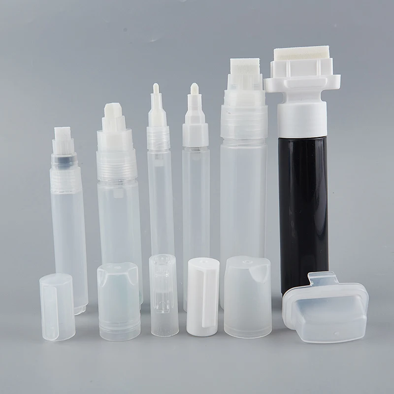 

1PC Repeatable Plastic Empty Pen Rod 5mm/8mm/10mm Barrels Tube For Graffiti Pen Liquid Chalk Markers Paint Pen Accessories