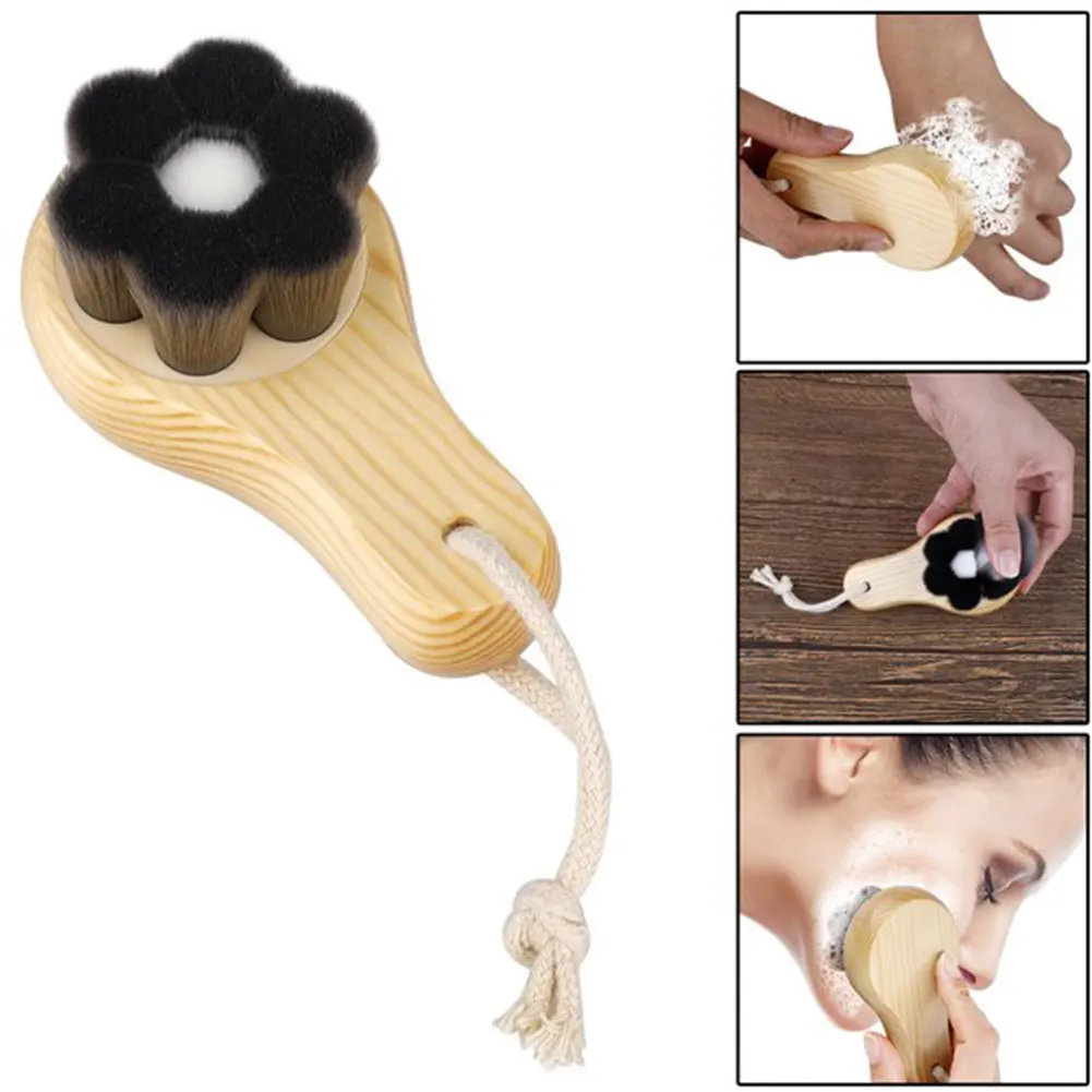 Home Spa Portable Soft Hair Salon Facial Cleansing Brush Wooden Handle Massage Artificial Fiber Exfoliate Travel Skin Care
Home Spa Portable Soft Hair Salon Facial Cleansing Brush Wooden Handle Massage Artificial Fiber Exfoliate Travel Skin Care