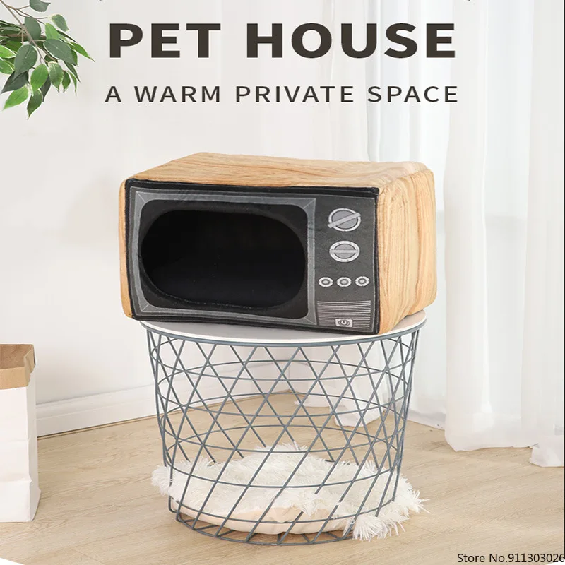 Micro Wave Oven Cat Nest Creative Interesting Warm Dog Cat Kitten Bed Puppy Kennel Soft Breathable Pet Mattress Indoor House
Micro Wave Oven Cat Nest Creative Interesting Warm Dog Cat Kitten Bed Puppy Kennel Soft Breathable Pet Mattress Indoor House